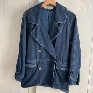 Free People Lined Cotton Denim Coat or Jacket
